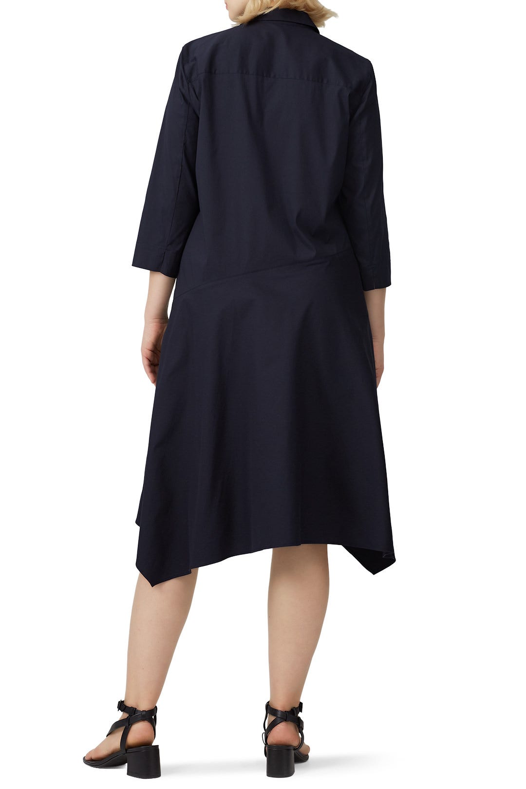 Rizzo Asymmetrical Dress by Lafayette 148 New York 4