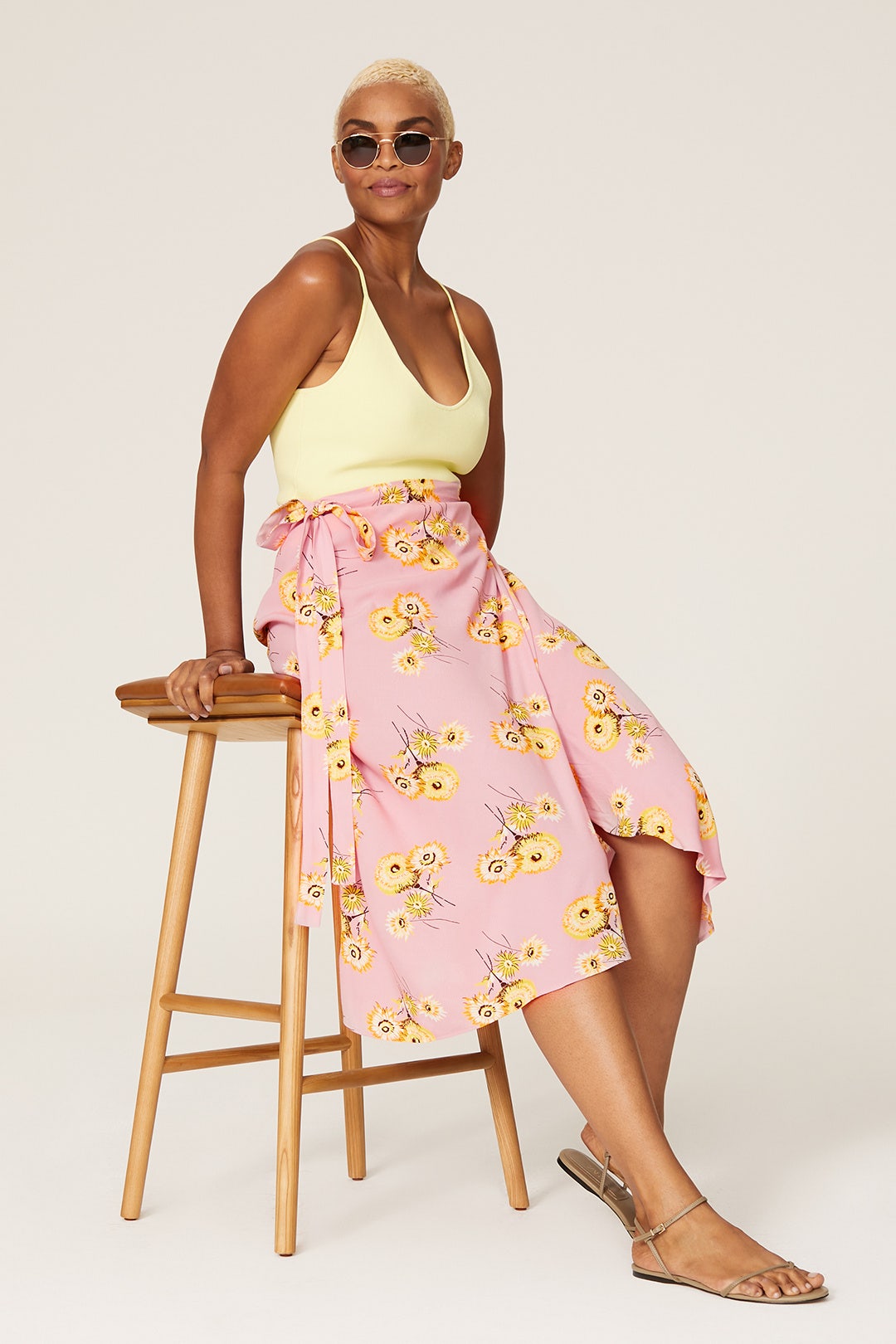 Twiggy Floral Midi Wrap Skirt by Madewell 6