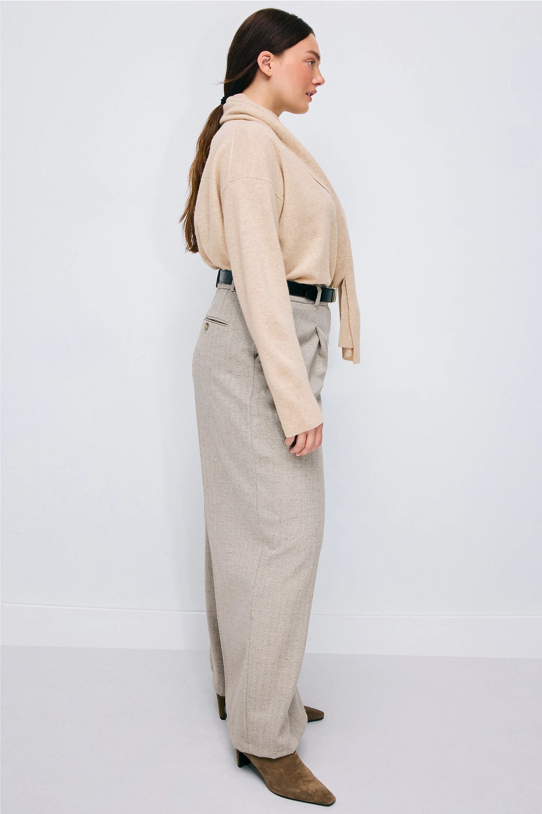 Draped Shawl Sweater by VINCE. 6