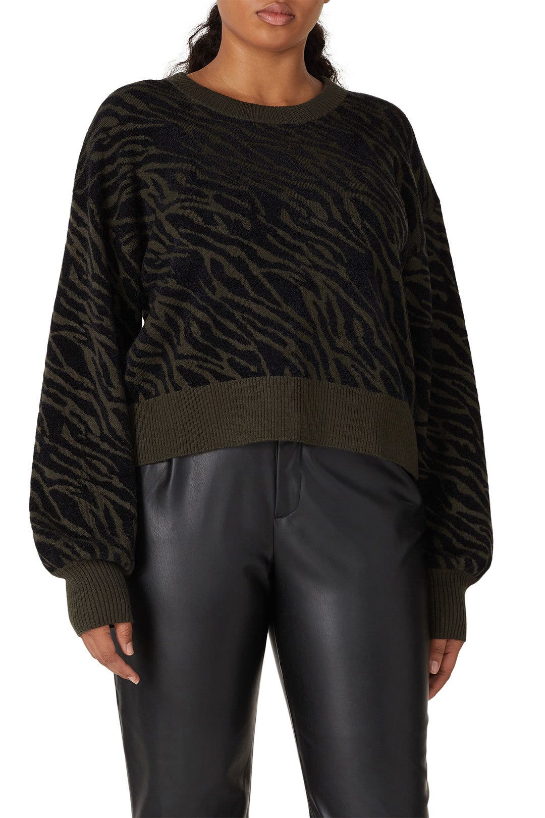 Olive Zebra Sweater by Marissa Webb x RTR 6