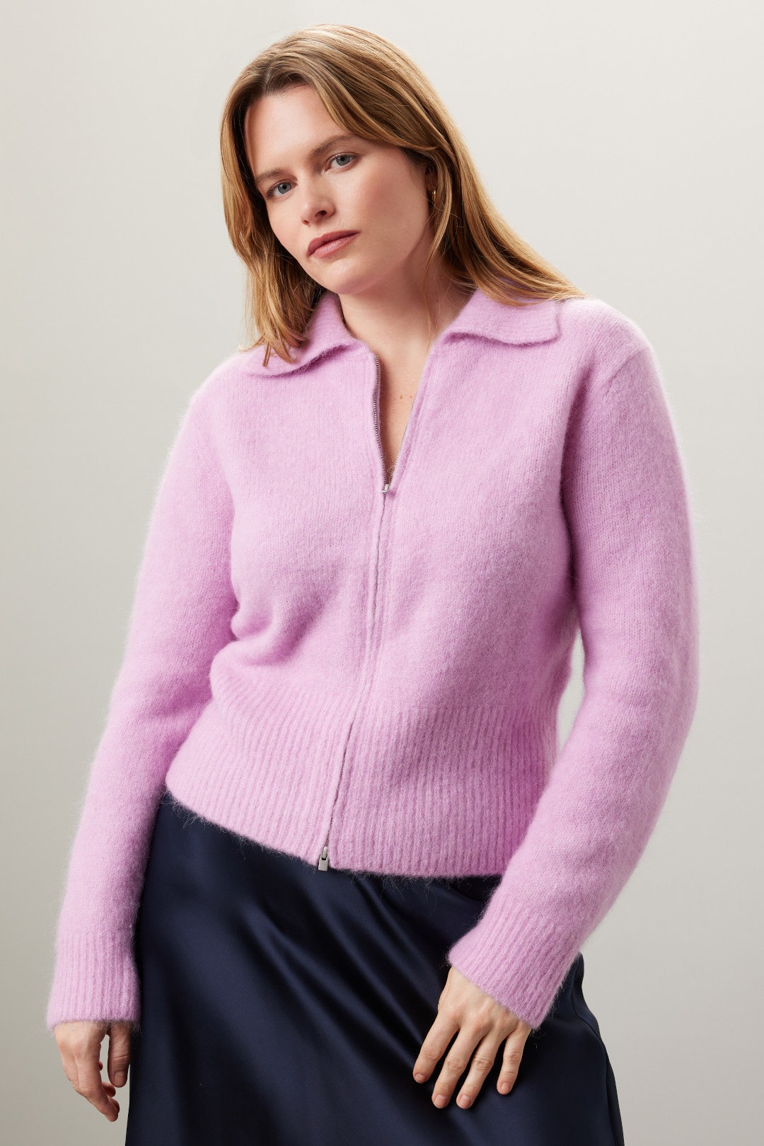 Zip-Up Cardigan by VINCE. 6