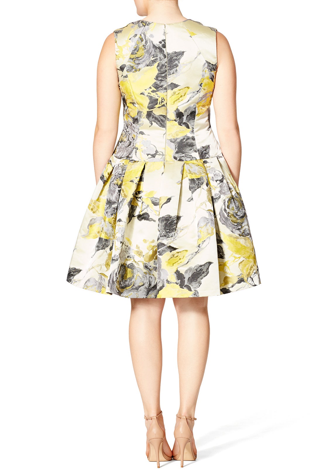 Citrus Flare Dress by Carmen Marc Valvo 5