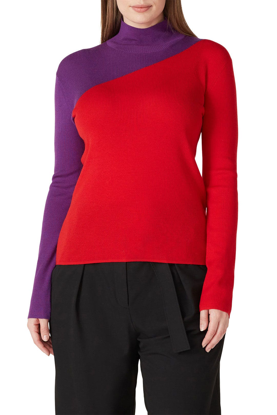 Multi High Neck Sweater by Emporio Armani 6