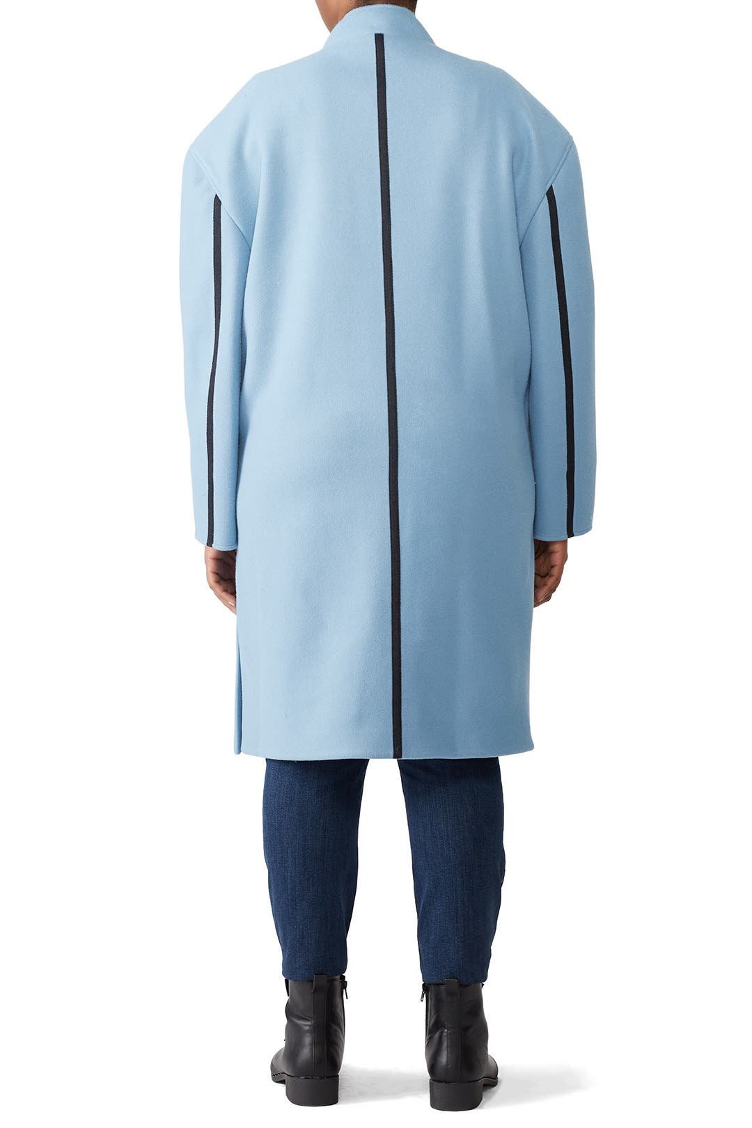Blue A-Line Coat by Derek Lam 10 Crosby | Rent the Runway