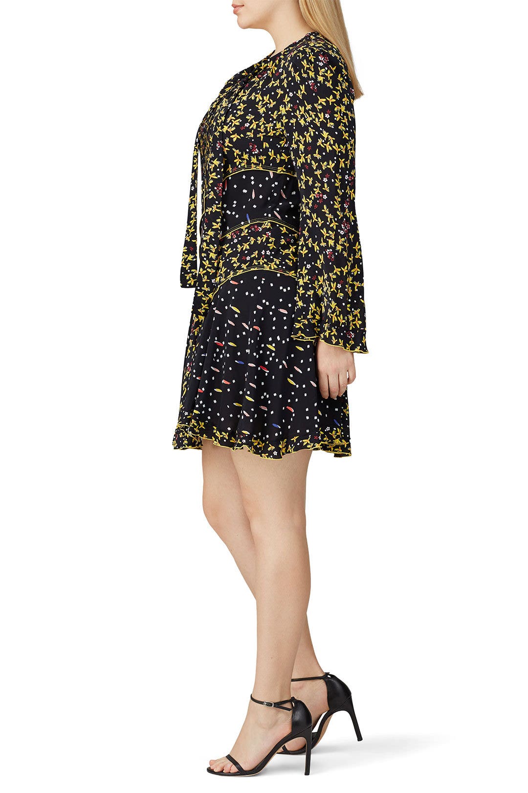 Catia Mixed Print Dress by Derek Lam 10 Crosby 6