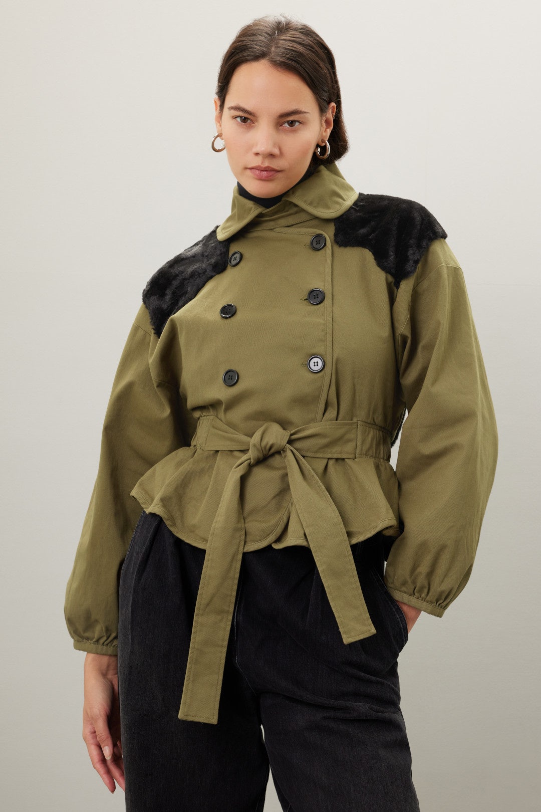 Faux Fur Belted Coat by Marissa Webb x RTR 6