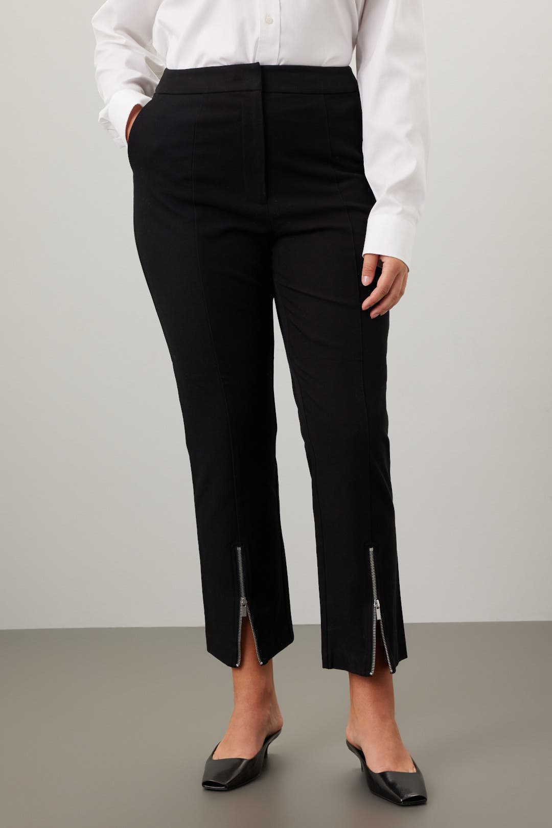 Zipper Split Hem Pants by Derek Lam 10 Crosby x RTR | Rent the Runway