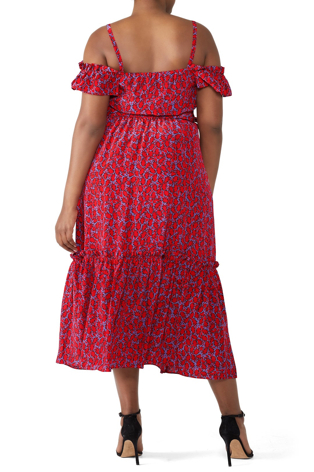 Iris Poppy Ruffle Cami Dress by Derek Lam 10 Crosby 5