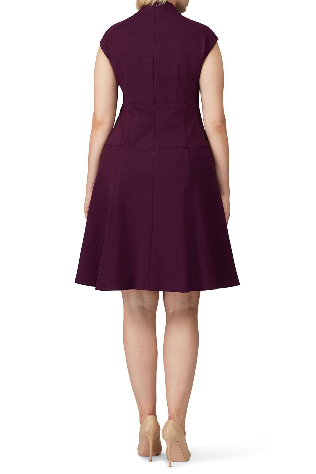 Plum Flare Dress by Nanette Lepore 6