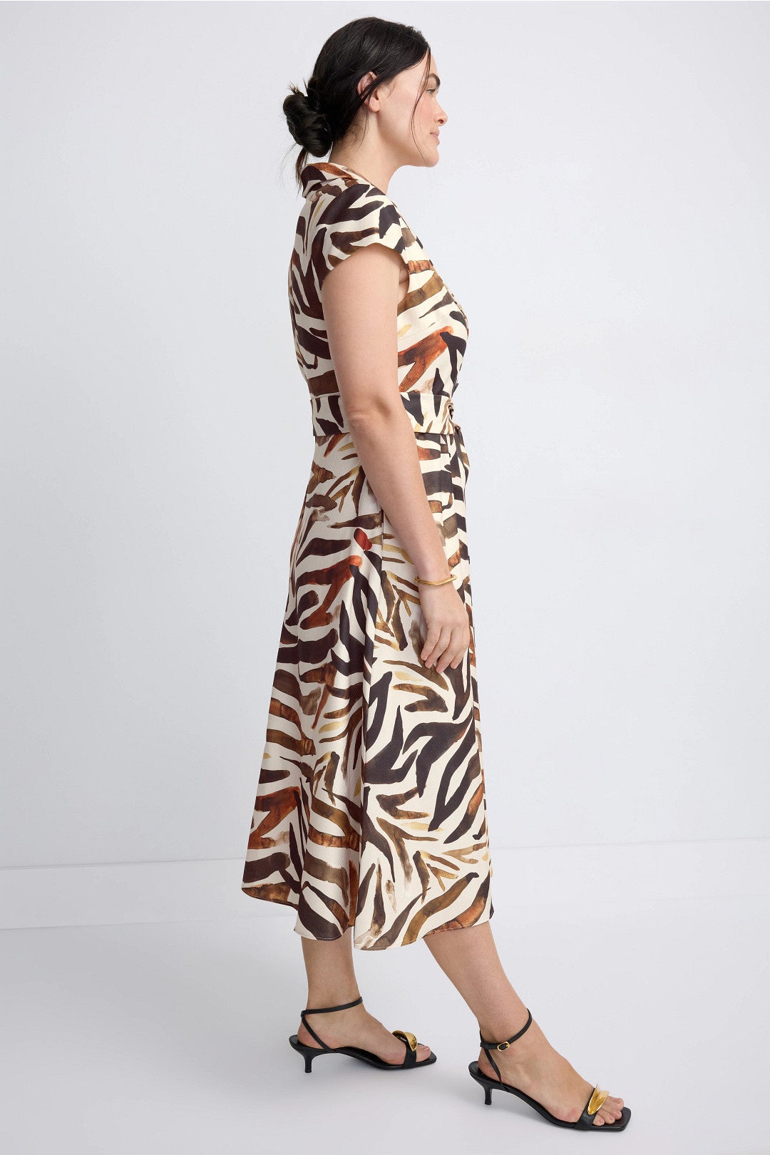 Fit and Flare Midi Dress by Badgley Mischka 6