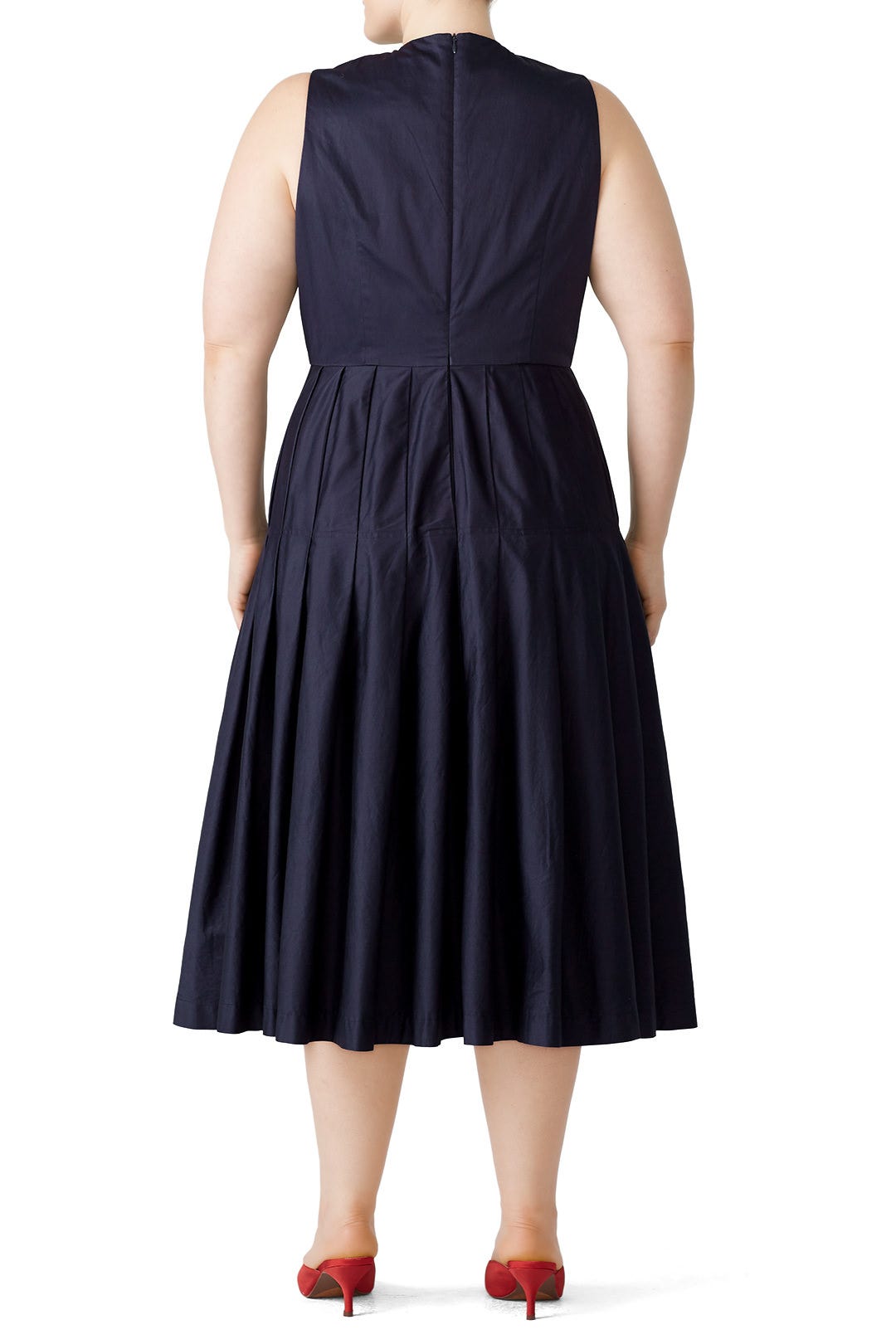 Navy Lianne Midi Dress by L.K. Bennett 4
