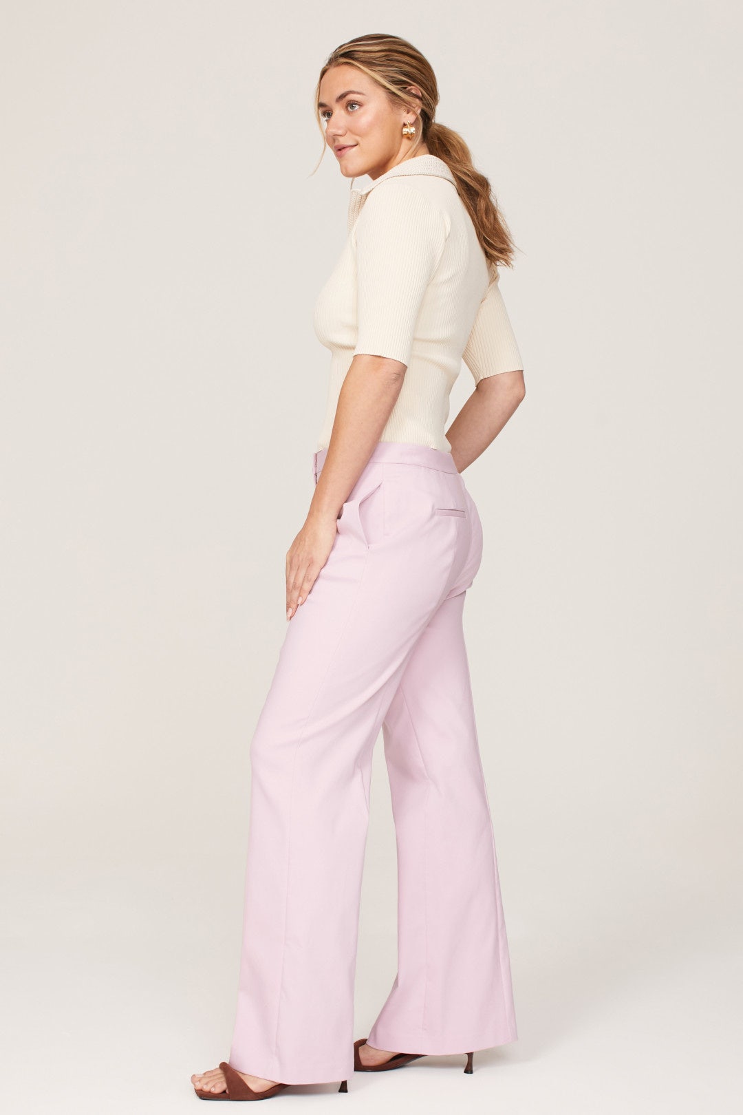 Lavender Flare Pants by Donna Karan New York 6
