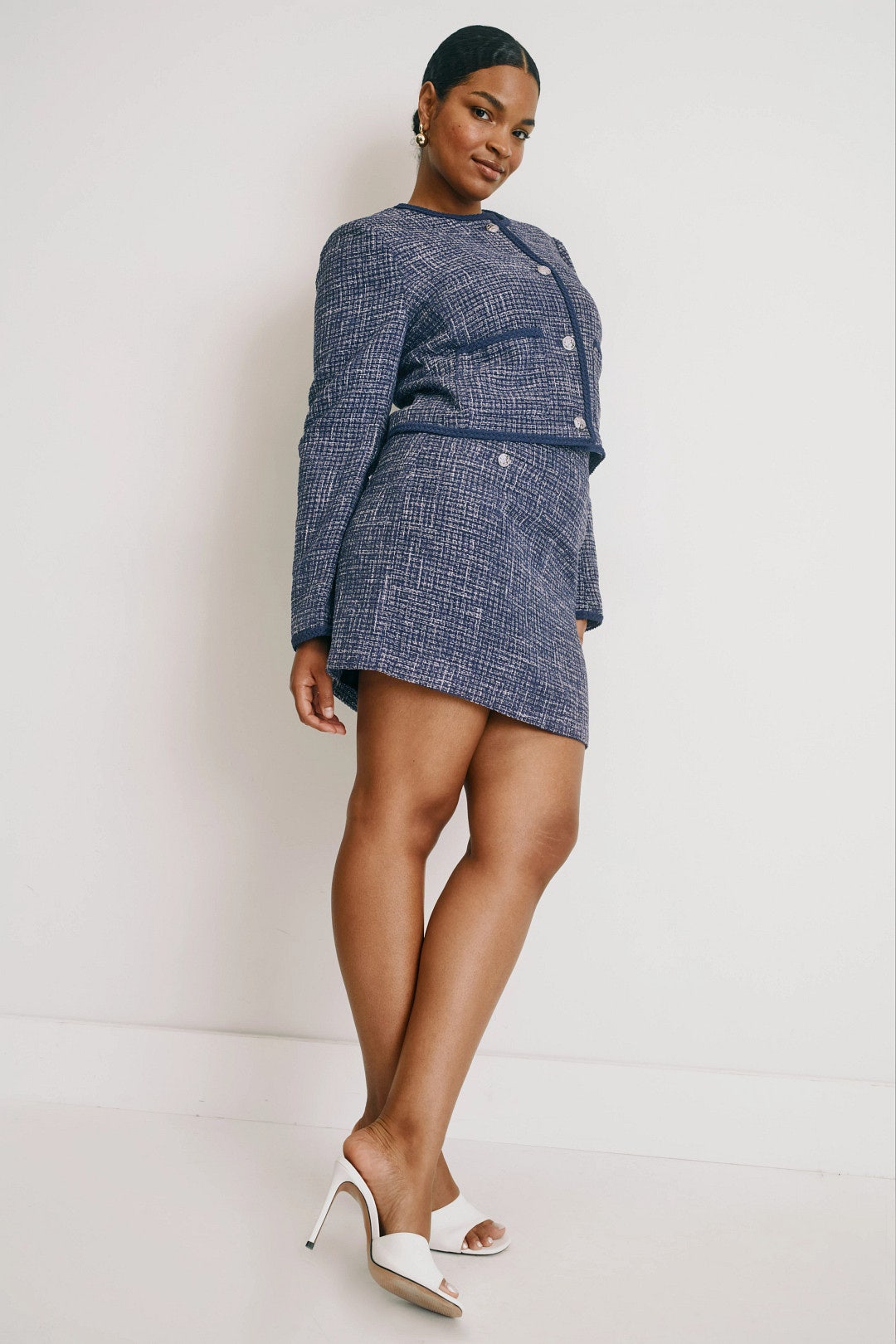 Tweed Mini Skirt by Laundry by Shelli Segal 6