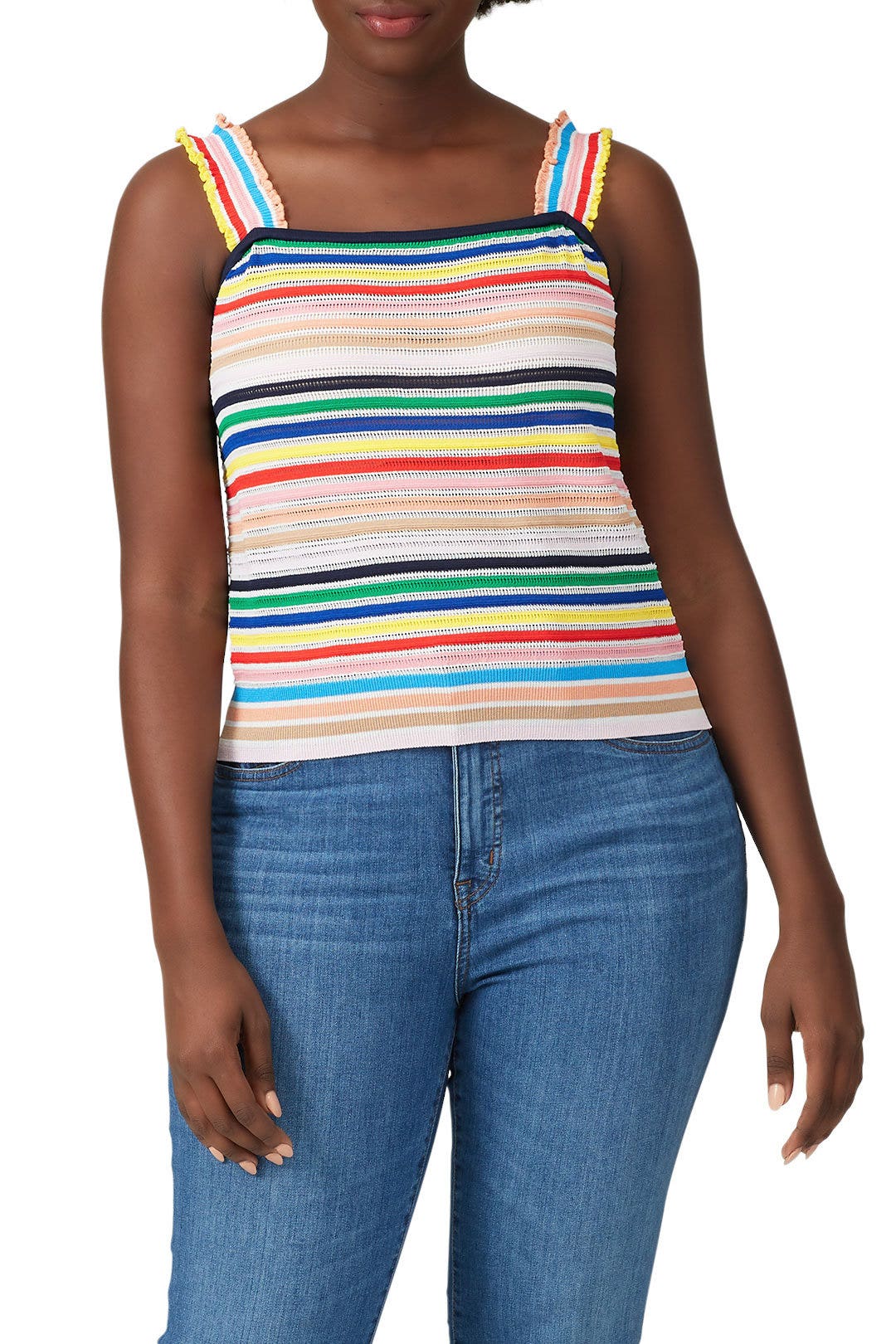 Multi Ruffle Strap Tank by J.Crew 5