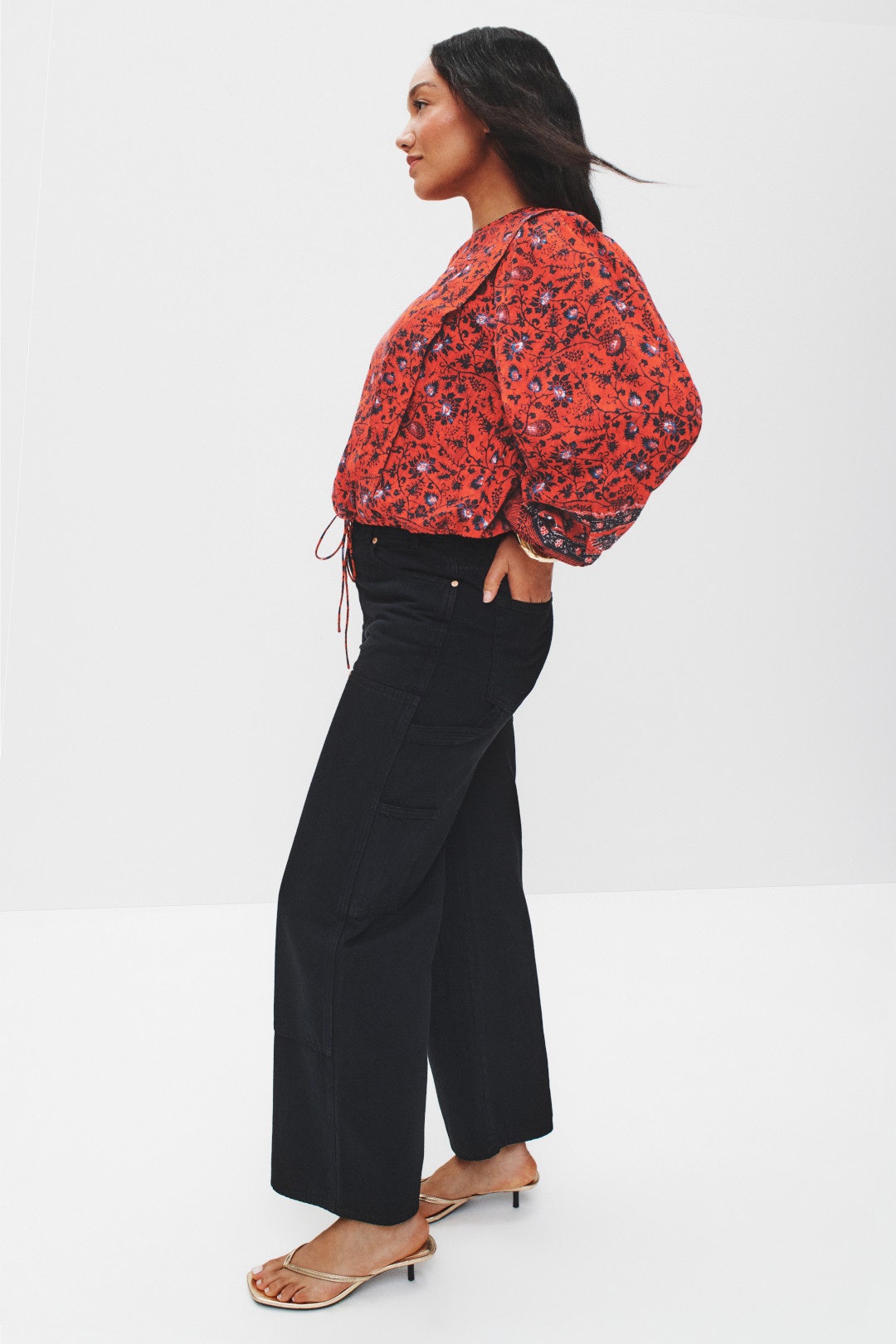Prisha Floral Blouse by Ulla Johnson 6