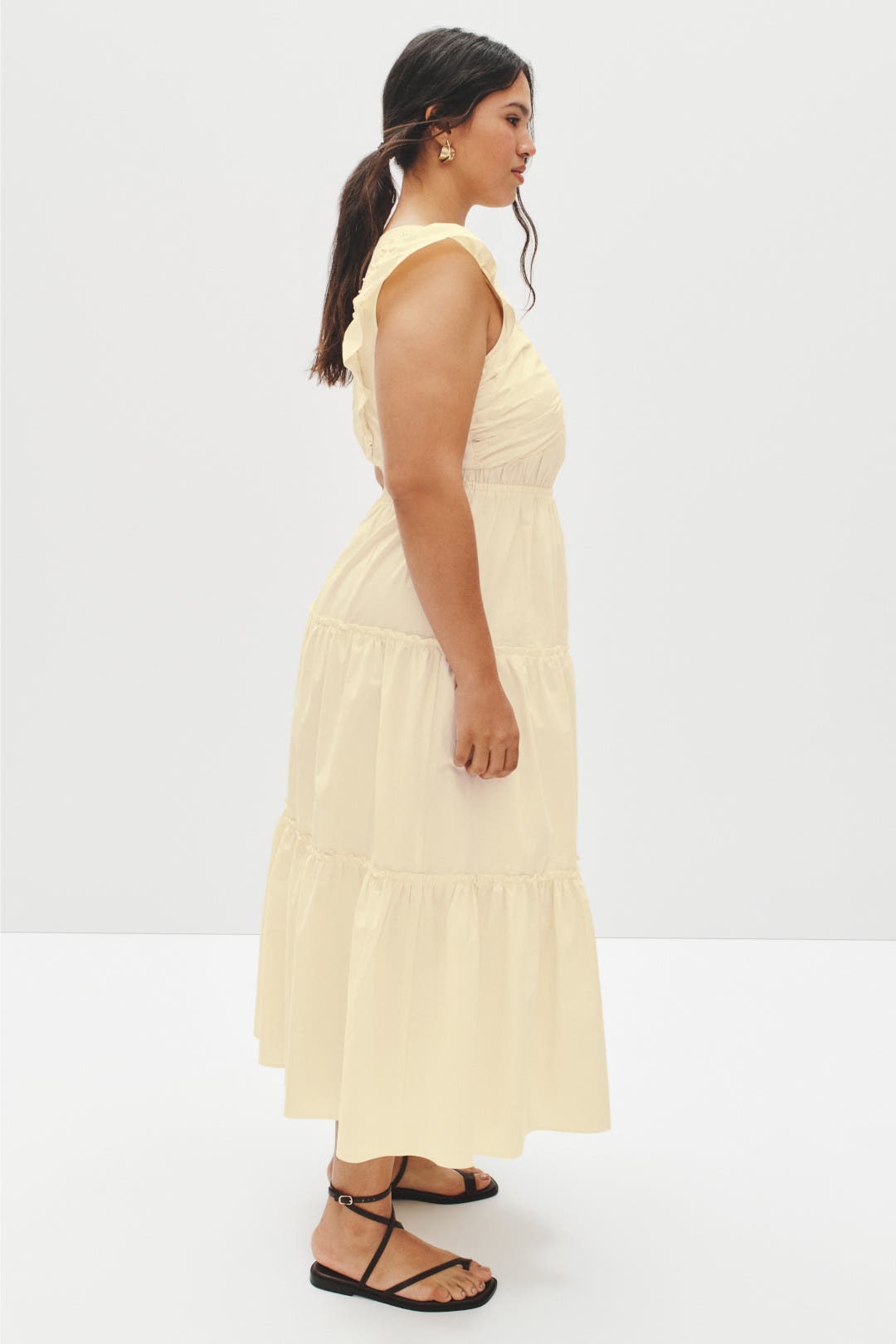 Tiered V-Neck Dress by Derek Lam 10 Crosby x RTR | Rent the