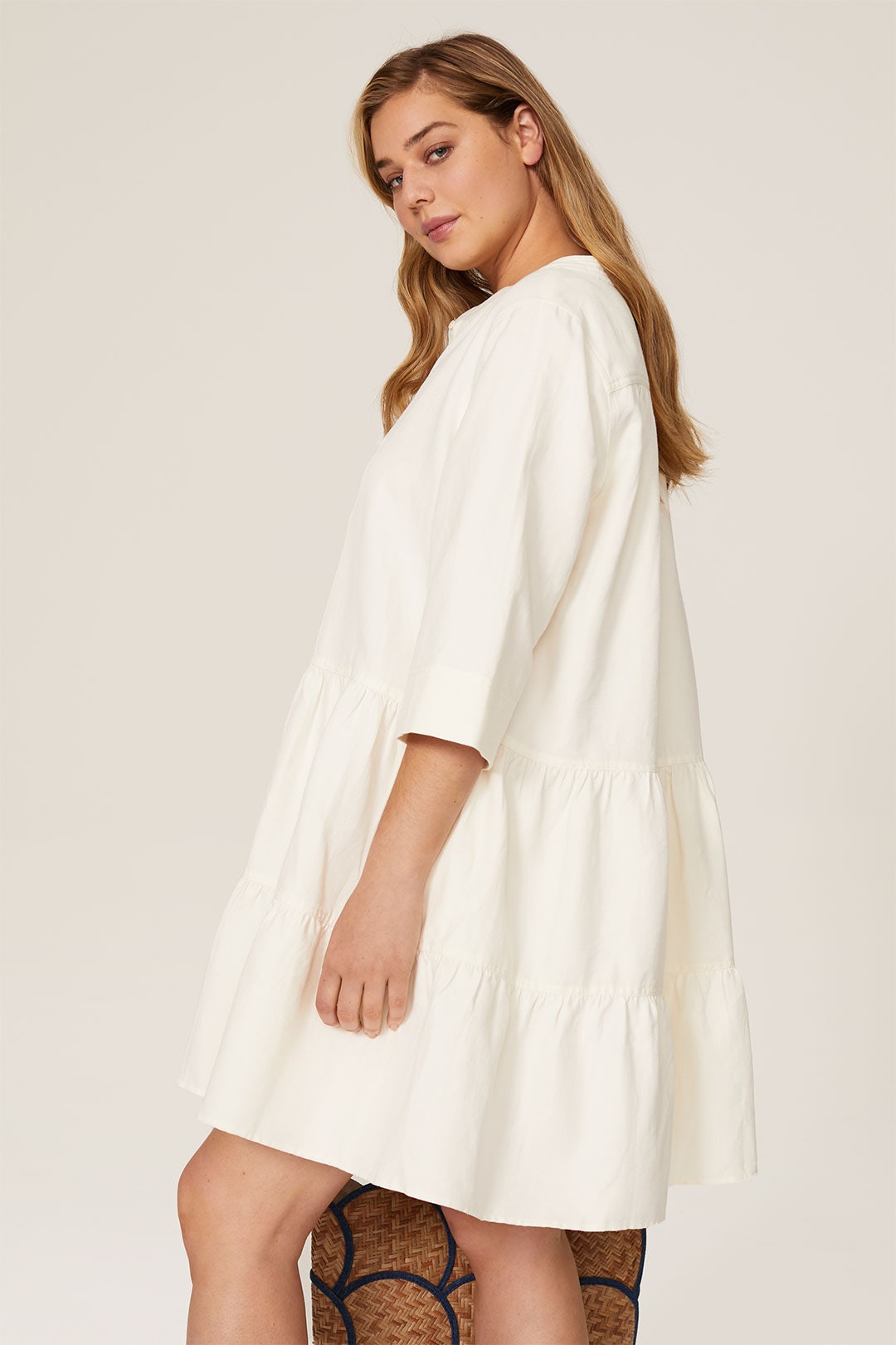 Maurino Drop Waist Dress by Apiece Apart 6