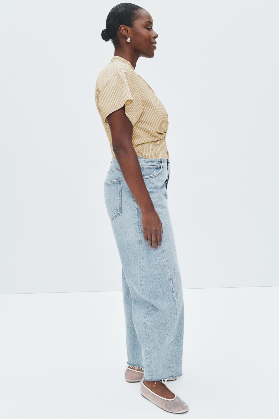 Gretchen Stripe Poplin Shirt by rag & bone 6