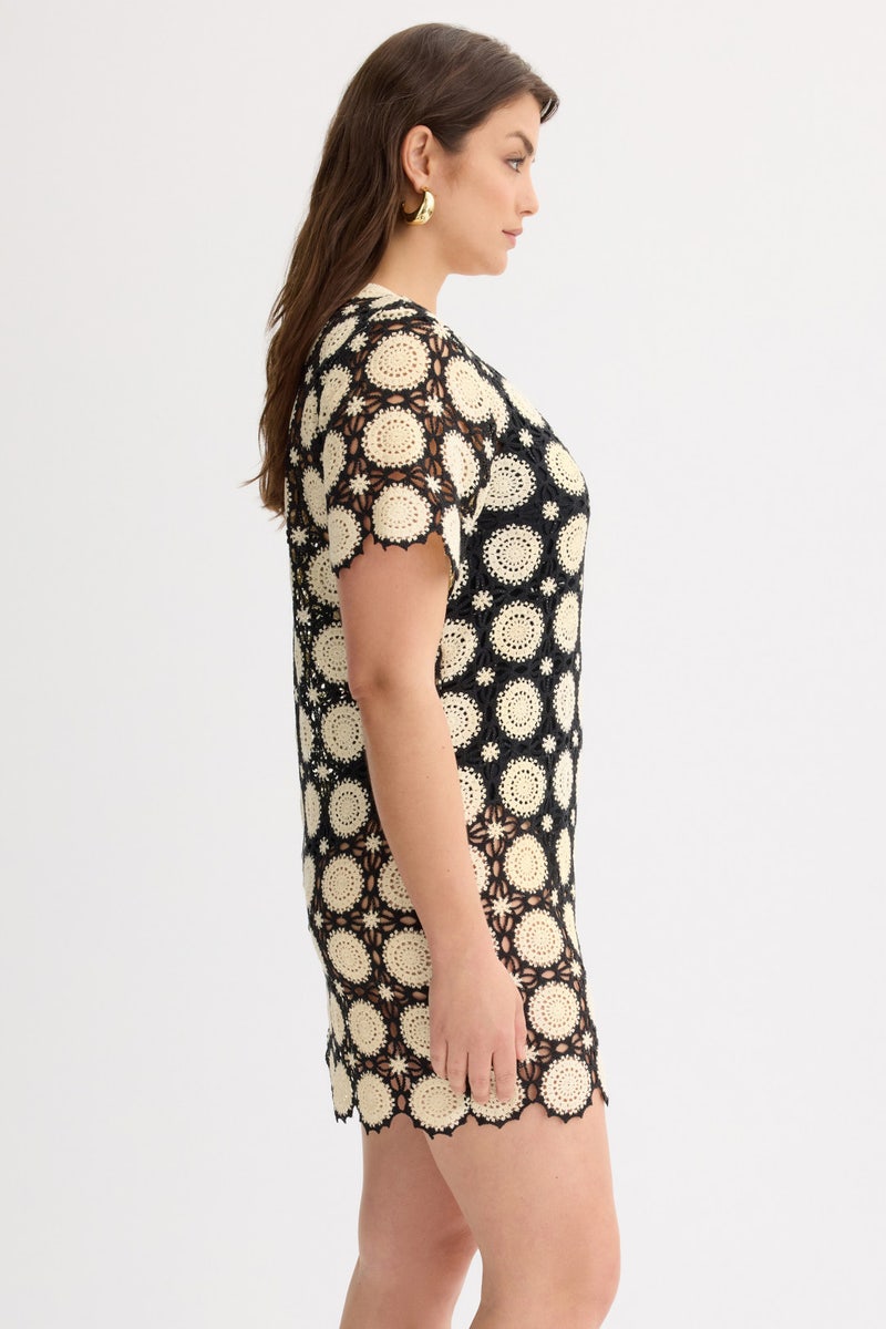 Short Sleeve Crochet Cover Up by Jason Wu x RTR - Photo 6