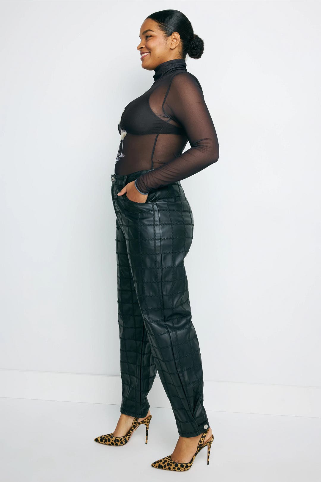 Sheer Lillian Turtleneck by Rachel Antonoff | Rent the Runway