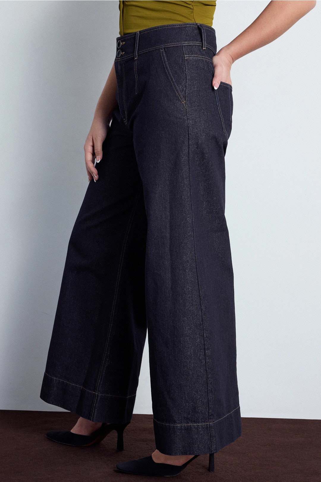 Sparkly Wide Leg Jeans by Derek Lam 10 Crosby x RTR 6