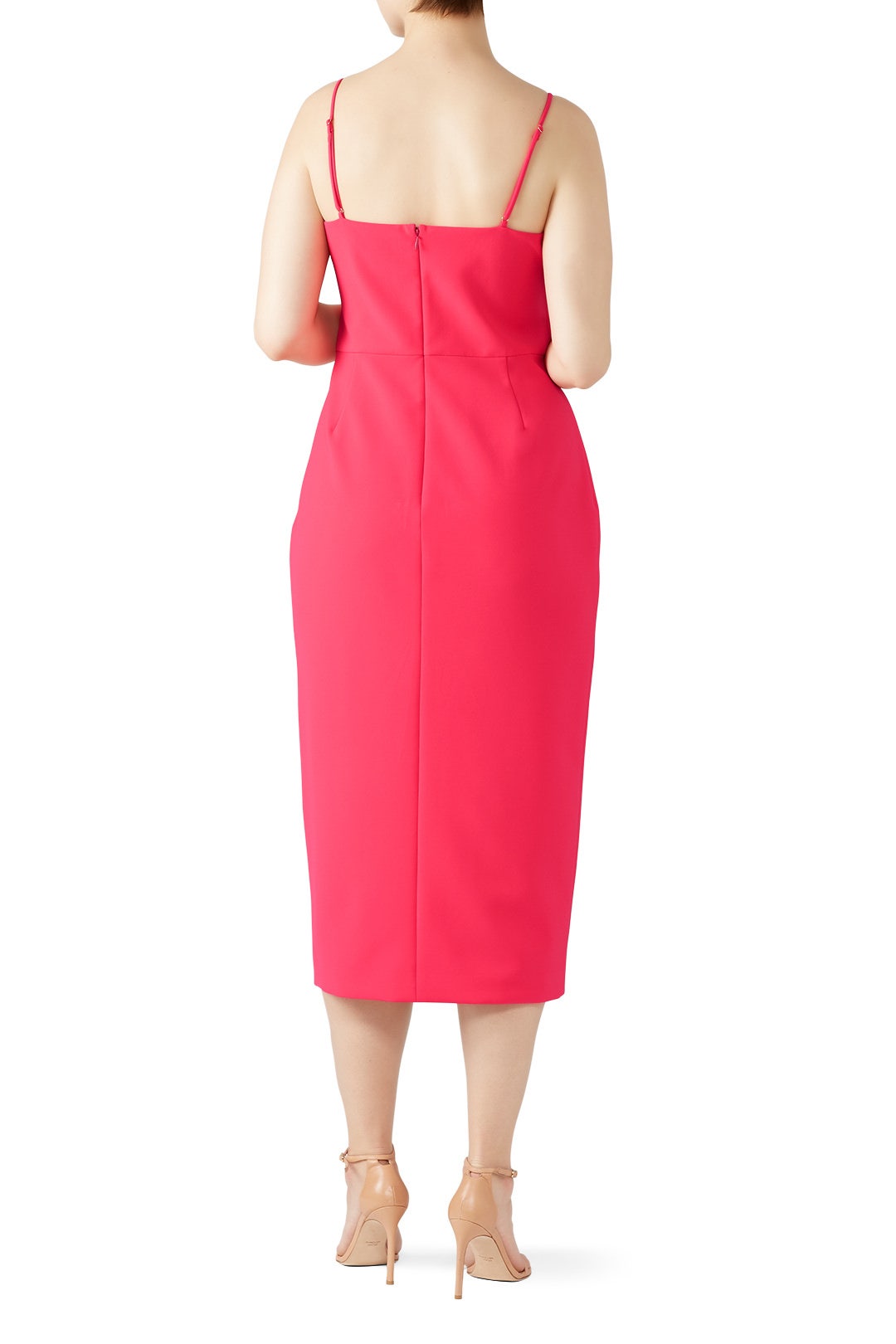 Coral Slip Dress by Christian Siriano 5