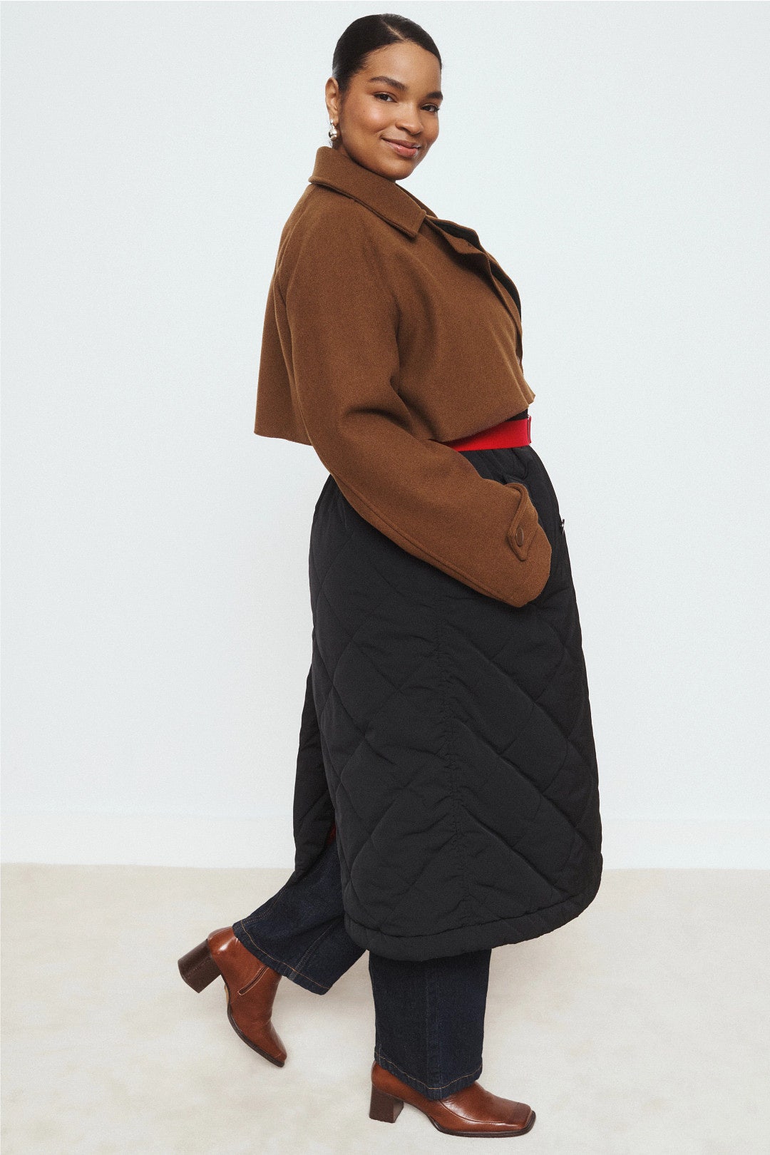 Combo Puffer Coat by PLAN C x RTR 6