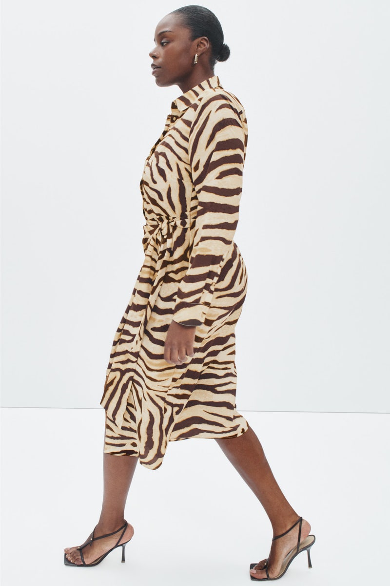 Animal Print Wrap Midi Dress by Lauren Ralph Lauren - Photo 6