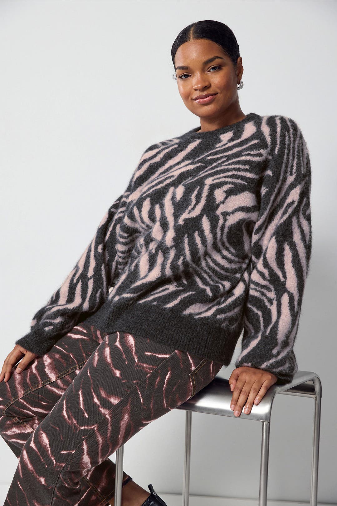 Brushed Alpaca Sweater by GANNI | Rent the Runway