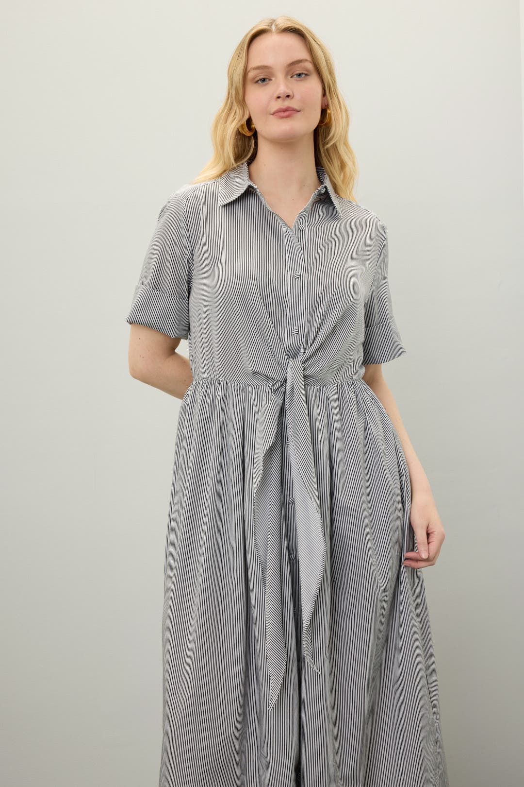 Striped Midi Shirt Dress by Adam Lippes x RTR | Rent the Runway