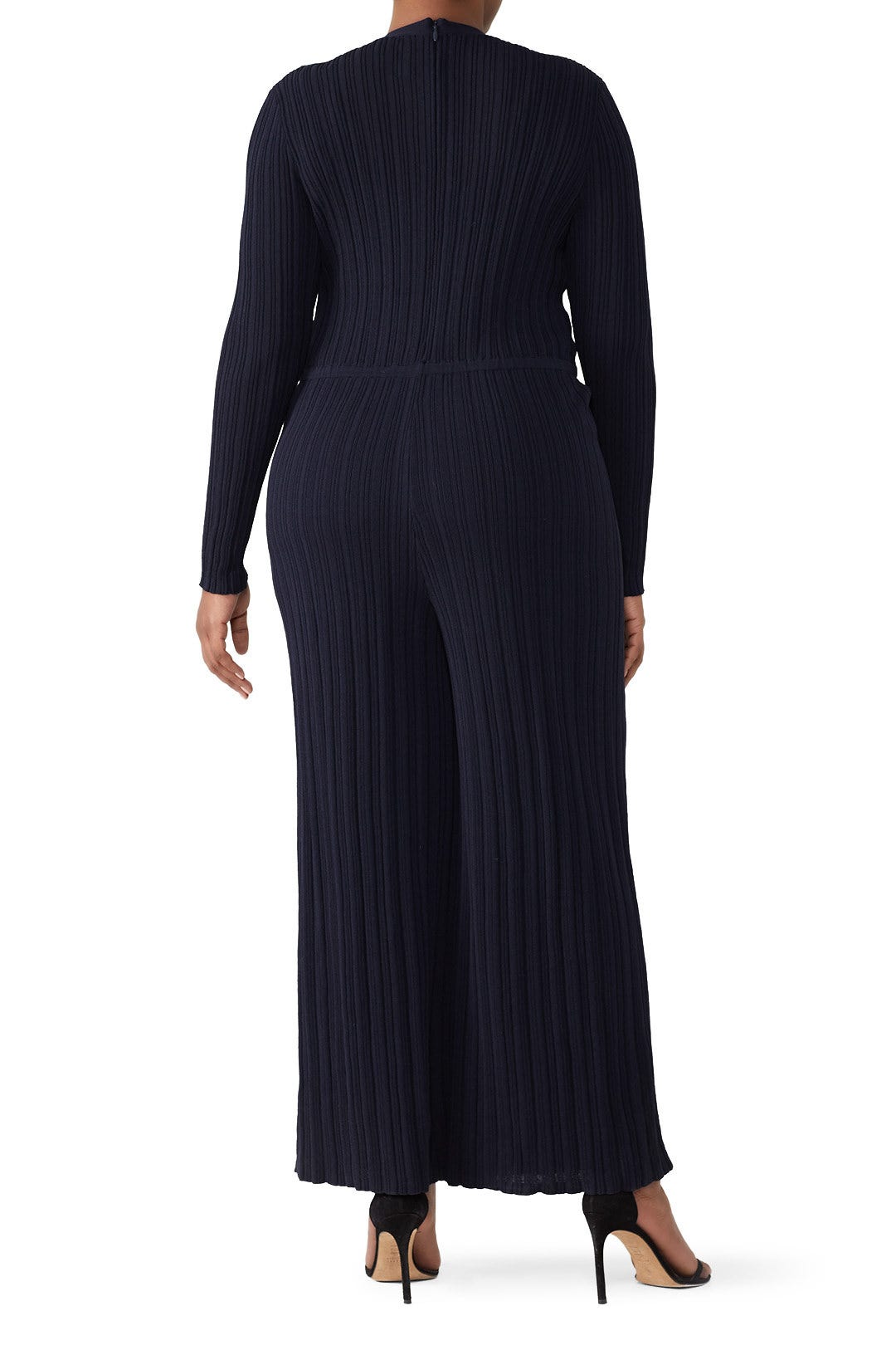 Navy Rib Jumpsuit by RACHEL ROY COLLECTION 5