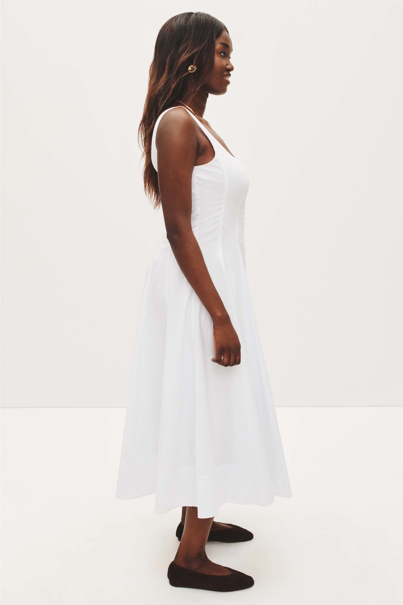 White Wells Dress by Staud - Photo 6