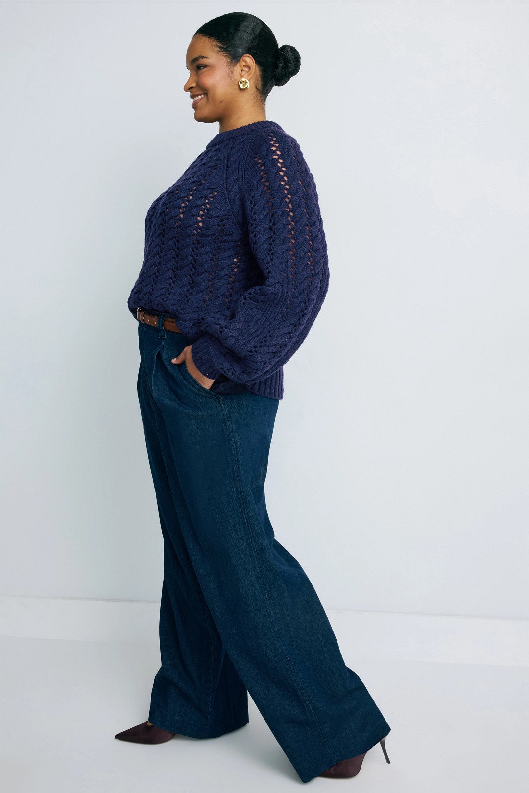 Open Knit Crew Neck Sweater by Adam Lippes x RTR 6