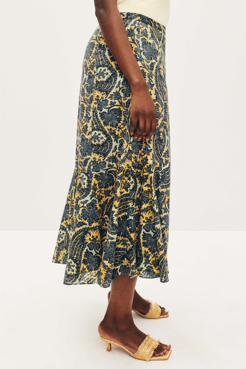Sabina Faux Wrap Skirt by Ulla Johnson - Photo 6