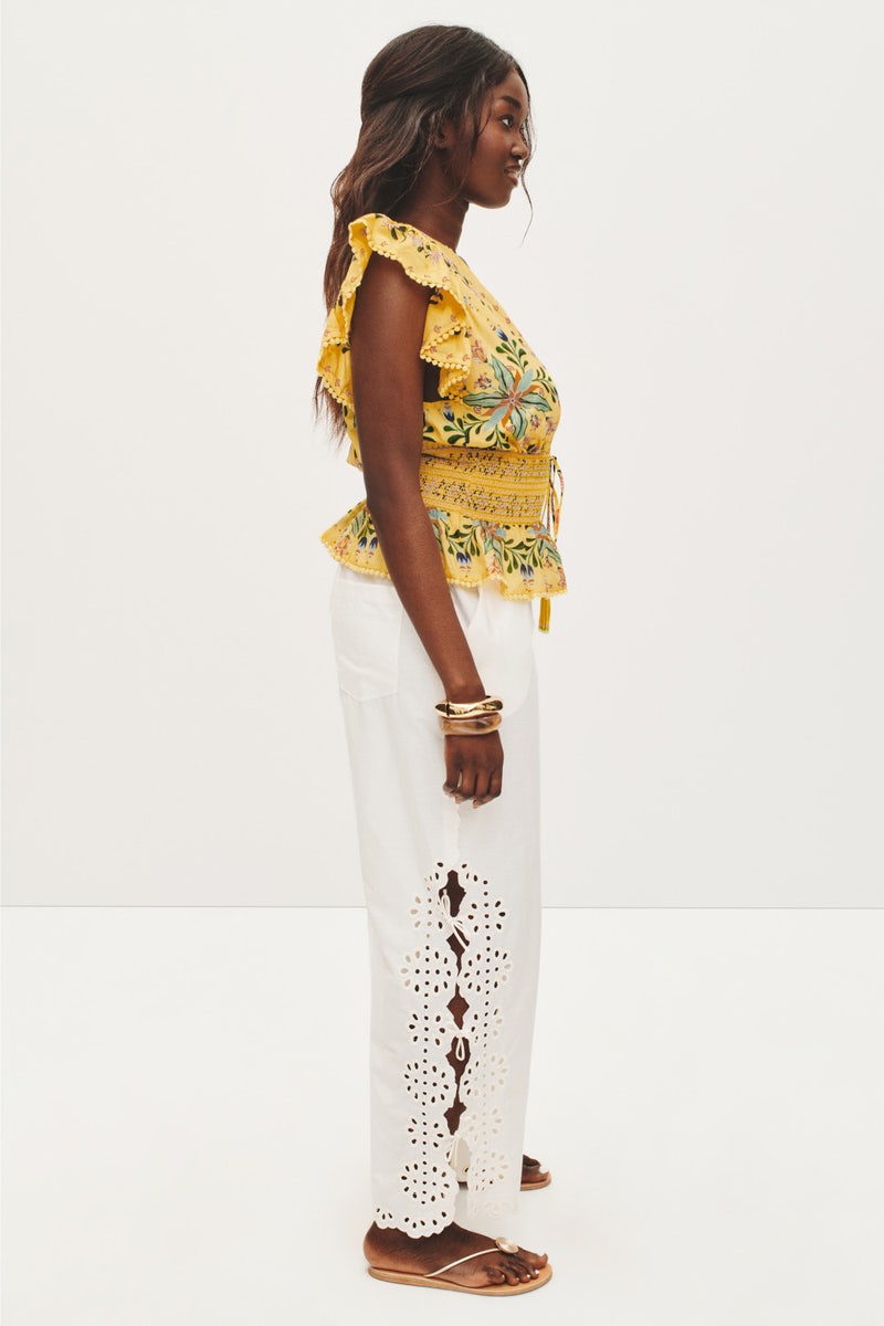 Delicate Flowers & Stripes Blouse by FARM Rio - Photo 6