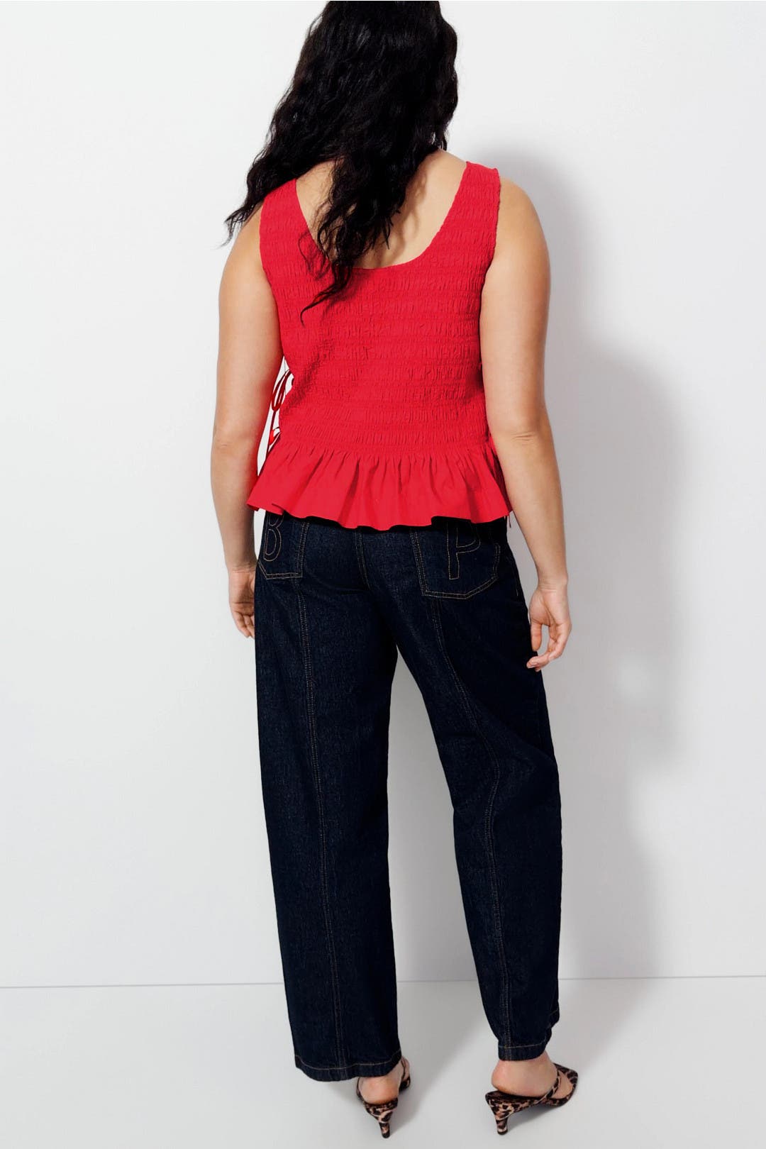 Smock Tie String Top by GANNI | Rent the Runway