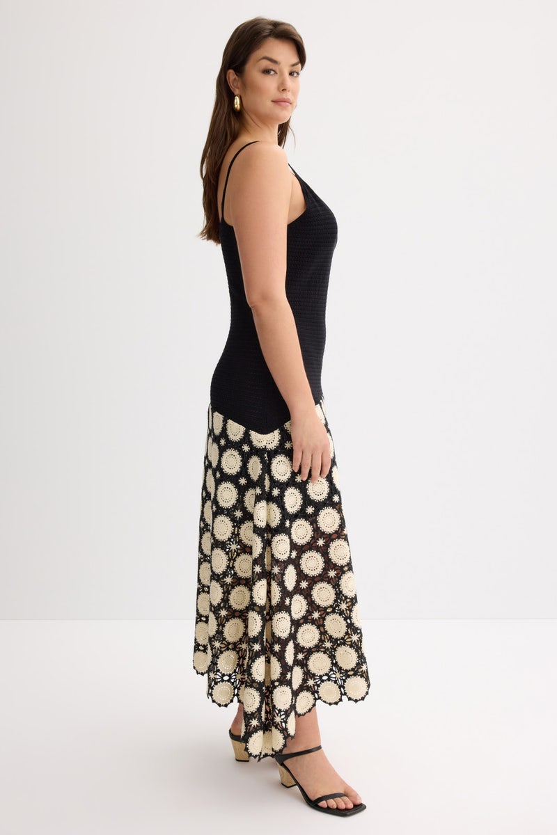 Drop Waist Crochet Midi Dress by Jason Wu x RTR - Photo 6