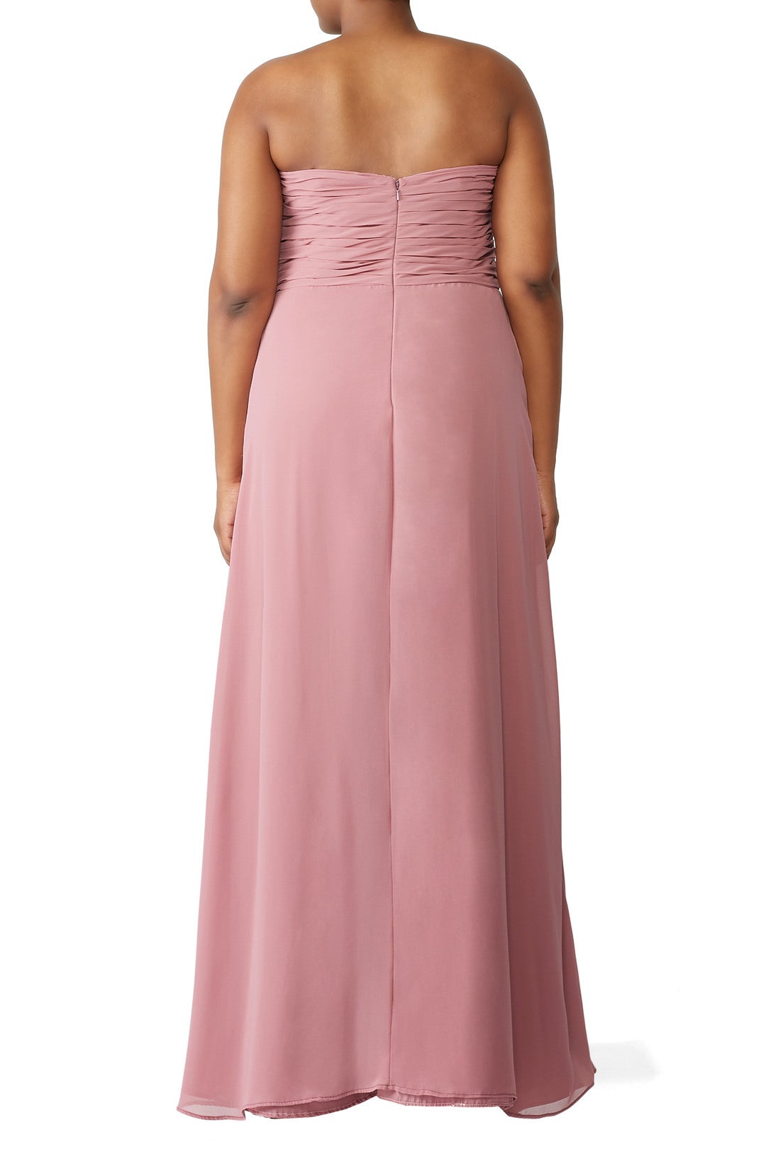 Cerise Jordan Gown by Monique Lhuillier Bridesmaid 5