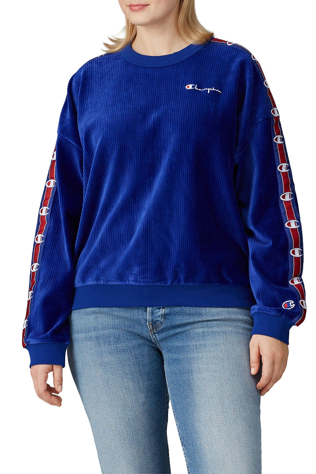 Blue Crew Neck Sweatshirt by Champion 6