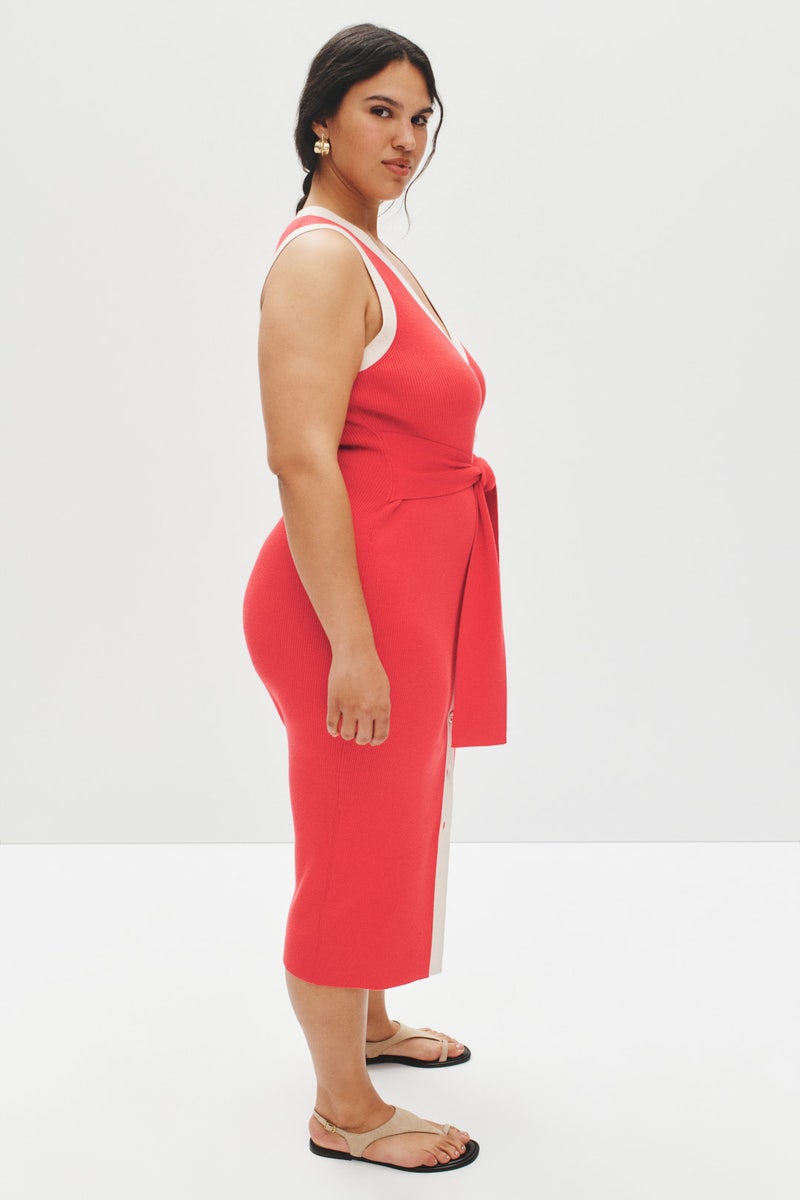 Sleeveless Button Front Midi Dress by TOCCIN X RTR - Photo 6