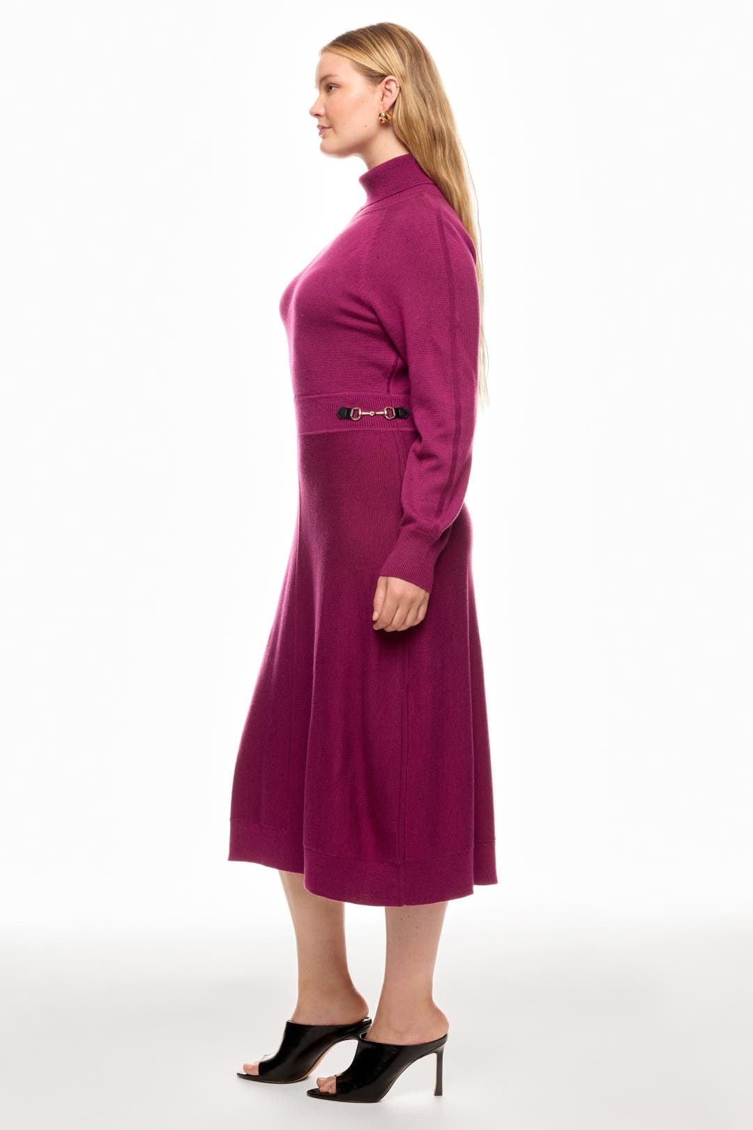 Midi Sweater Dress With Hardware Detail by Derek Lam 10 Crosby x