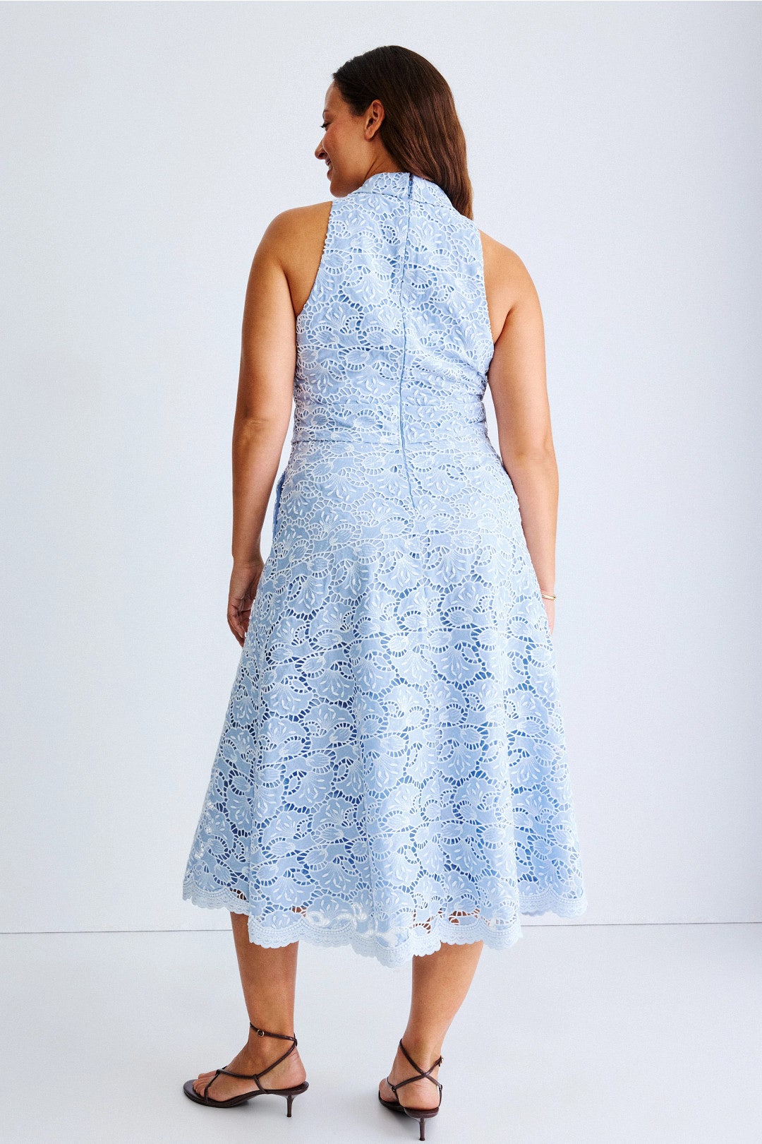 Eyelet Lace Day Dress by Badgley Mischka | Rent the Runway