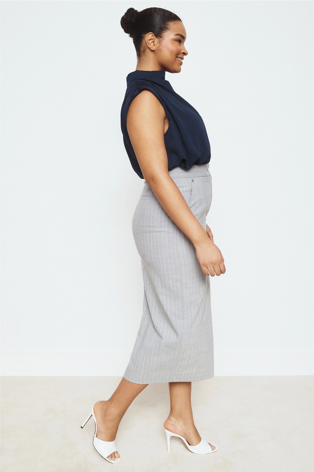 Allegra Gathered Neck Blouse by Modern Citizen 6