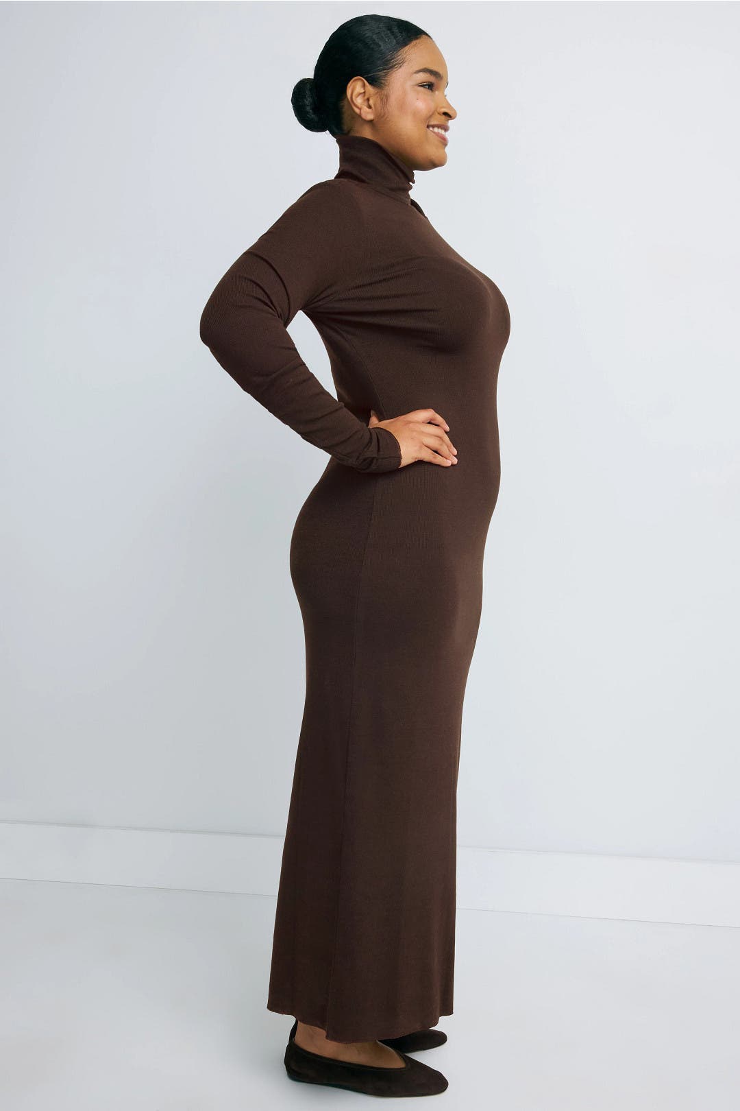 Turtleneck Long Sleeve Column Dress by Polo Ralph Lauren | Rent