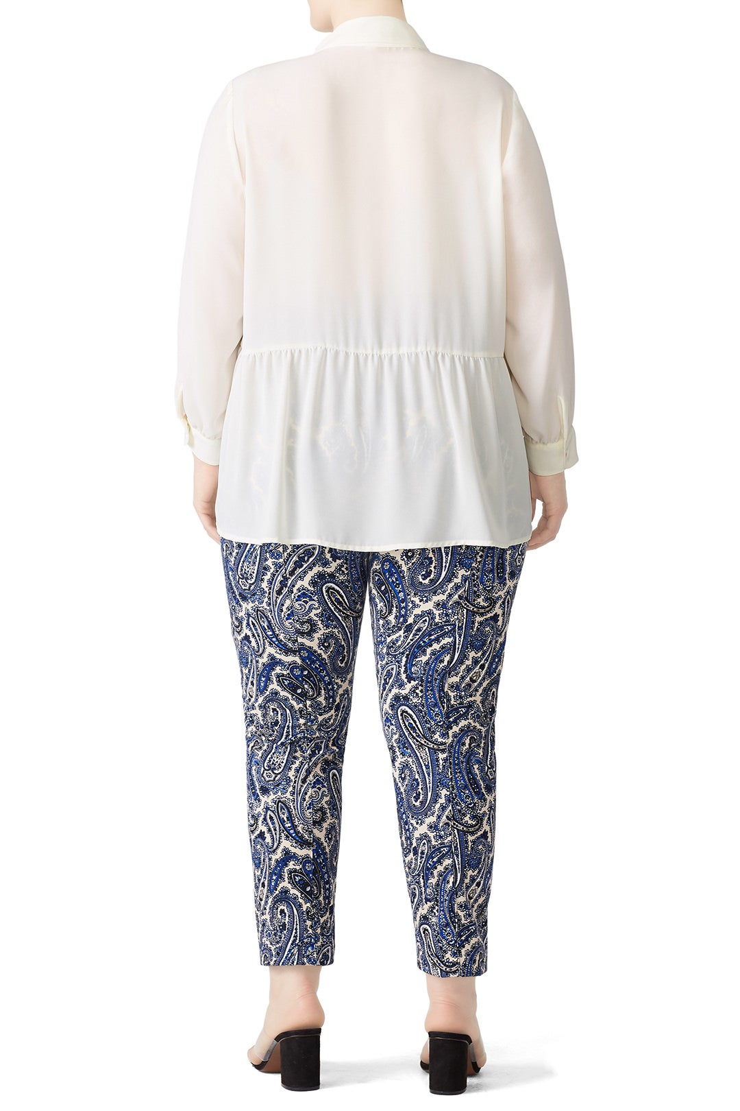 White High Low Button Down by Paper Crown 5