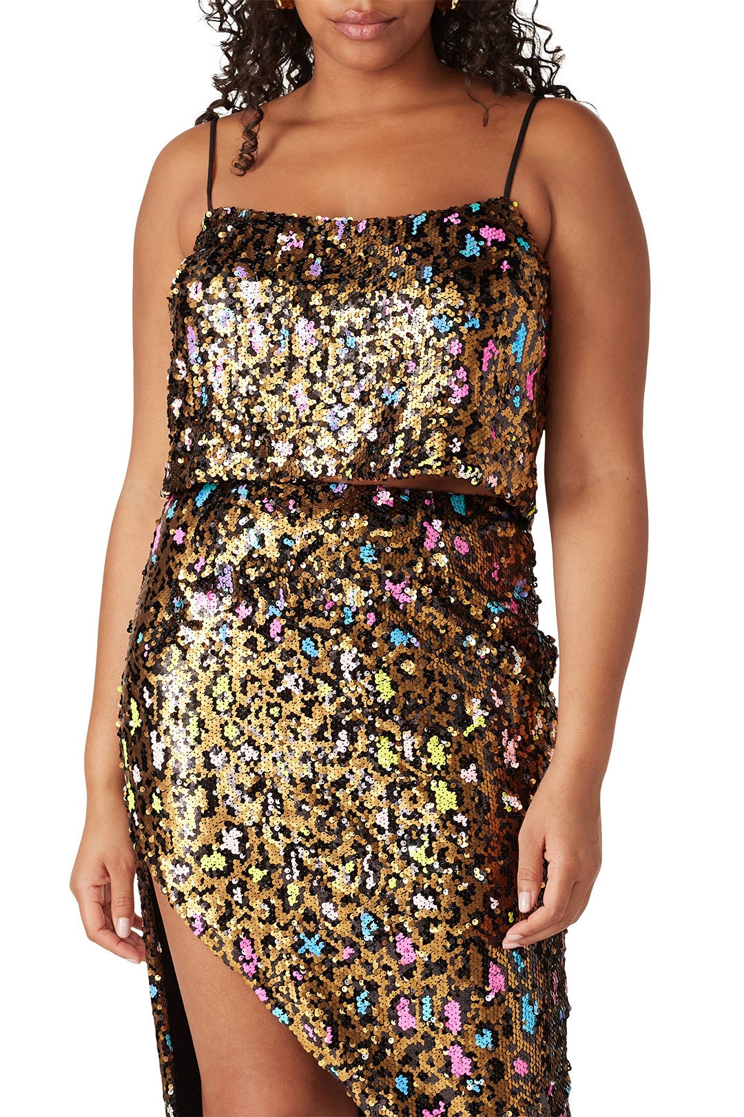 Leopard Sequin Isla Tank by Cosmopolitan X DTP 6