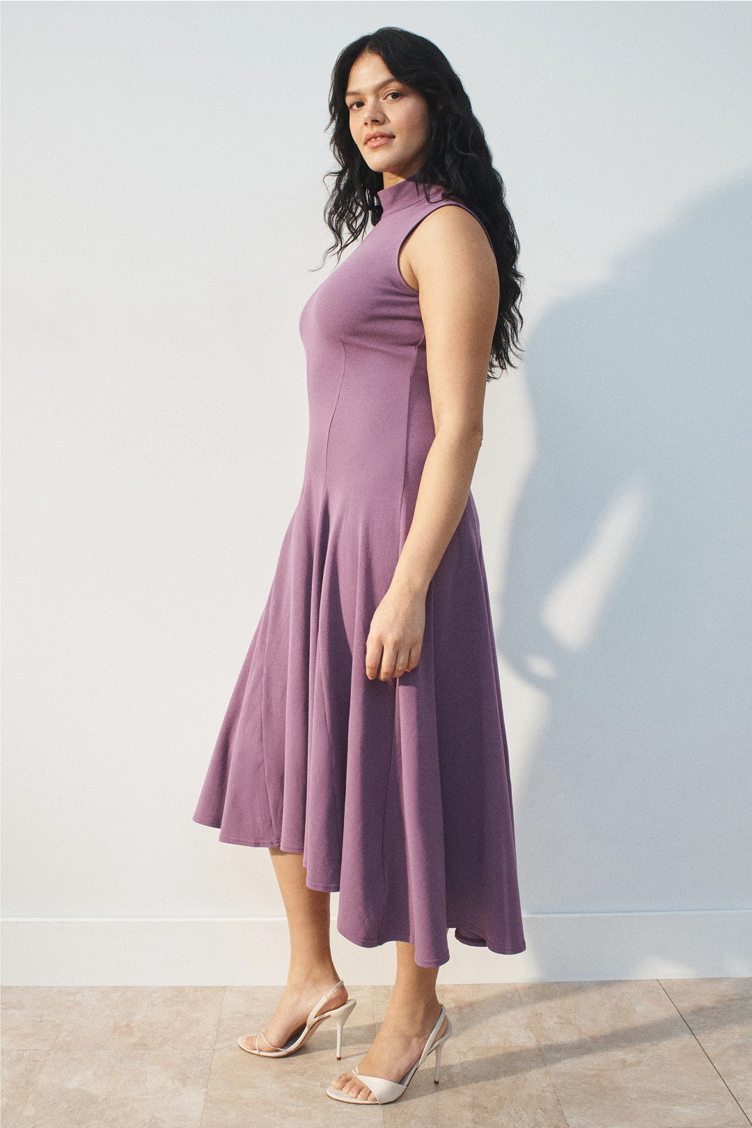 Sleeveless Mock Neck Midi Dress by Peter Som x RTR 6