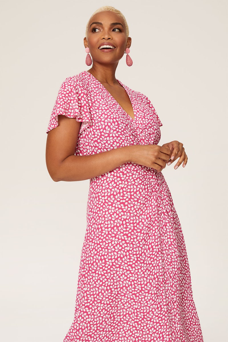 Pink Cecilia Dress by Diane von Furstenberg - Photo 6