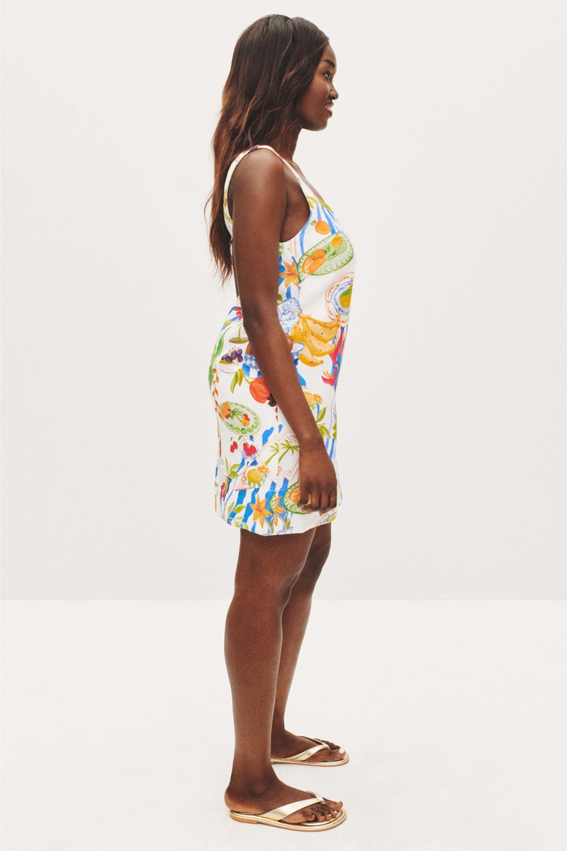 Fresh Table Off-white Mini Dress by FARM Rio - Photo 6