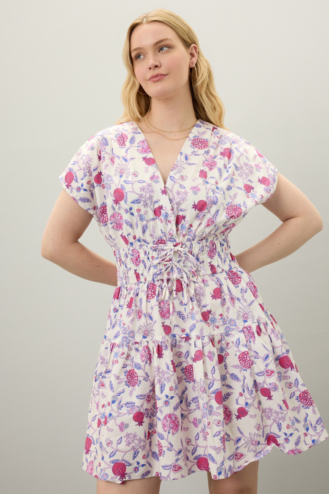 Tie Waist Detail Mini Dress by Derek Lam 10 Crosby x RTR 6